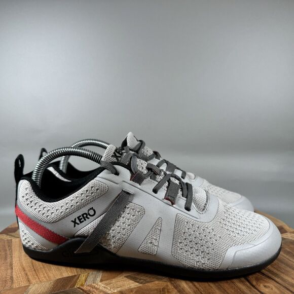 Xero Shoes Mens Size 6.5 Prio Perform Grey Lace Up Athletic Running Sneakers - Picture 1 of 8